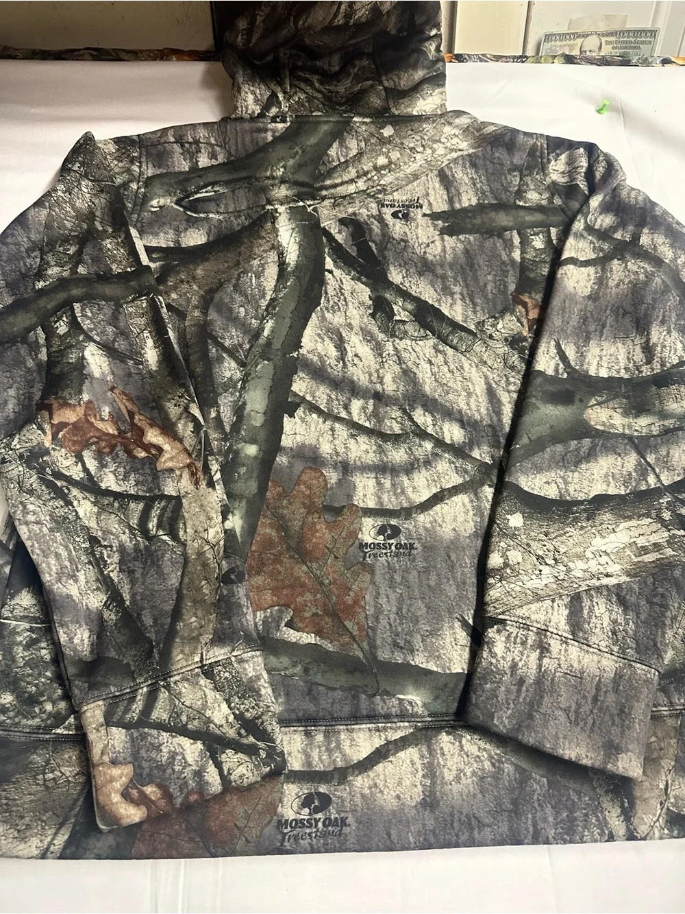 Mossy Oak LG Camo Hoodie with Pink Logo